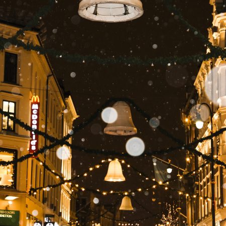 Julebelysning i Karl Johans gate