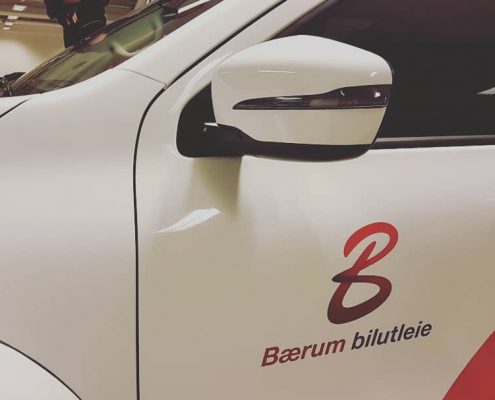 Bærum Bilutleie - Bildekor Foliering av bil Bærum
