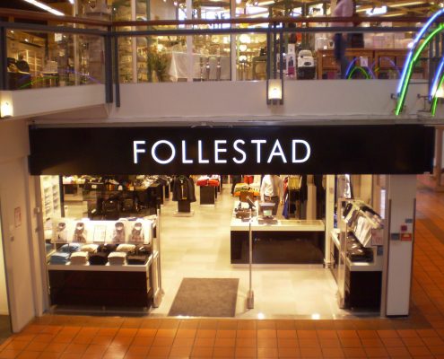 Follestad - Lysskilt