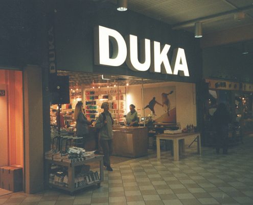 DUKA - Lysskilt