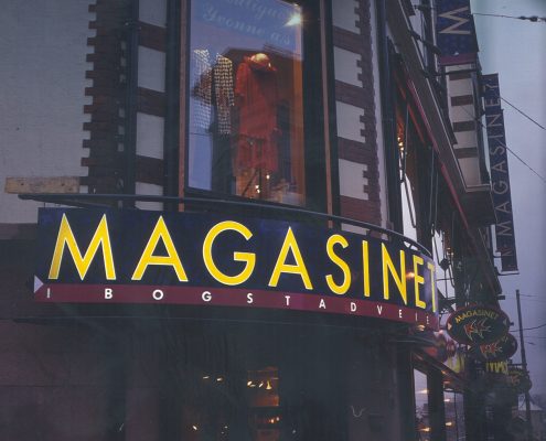 Magasinet - Hjørneskilt