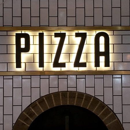 Pizza - Lysskilt
