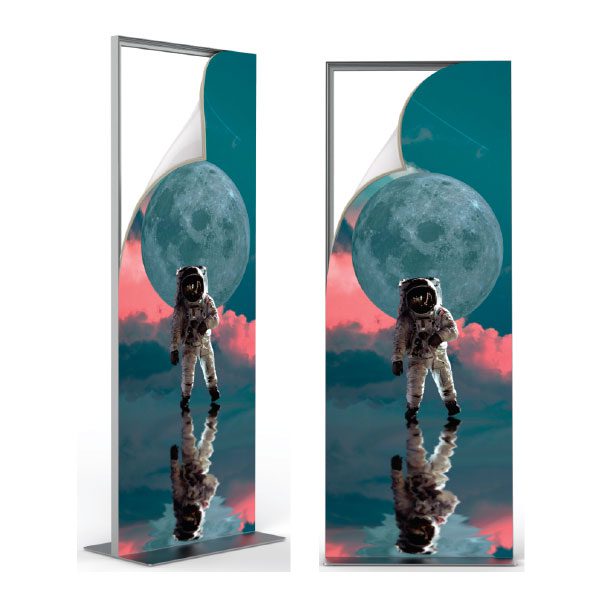 Tekstilramme 60x160cm Pylon To-Sidig