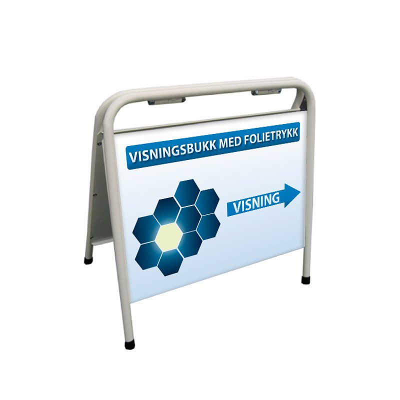 Visningsbukk A3 inkludert print